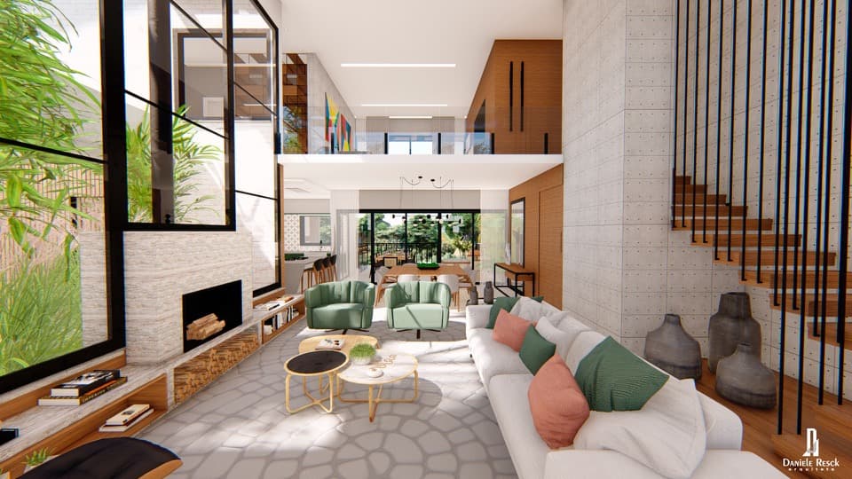 Residência J.L.D — Interiores